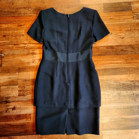 🎼🎙️Vintage 80s Yves Cossette Depeche Mode Dress🎹🎧 - Picture 2 of 4